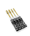 Four Piece Hex Nut Wrench And Socket Tool Kit For RC Models Durable Steel Construction With 4.0 5.5 7 And 8mm Wrenches