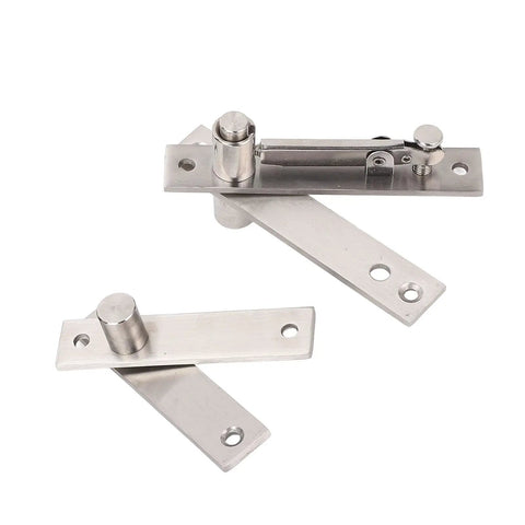Heavy Duty Stainless Steel Pivot Hinge For Concealed Door Installations With 360 Degree Rotation Thickened Shaft 300 Lbs Load Bearing
