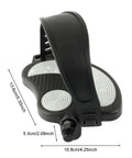 Exercise Bike Pedals With Adjustable Straps For Stationary Recumbent Bikes, One Half Inch Thread, replacement parts shown