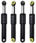 Washer Shock Absorber Kit For Samsung Washers Includes 2 DC66-00470A And 2 DC66-00470B Dampers shown in black and silver
