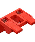 Heavy Duty Electric Wire Welding Fixture Strength Clamp For Secure Connection In Damp Garages No Rust, Super Quick Install Fixation Wire Holder, red plastic material with springs