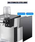 Commercial Electric Shaved Ice Machine For Snow Cones And Milk Tea Shops Adjustable Thickness Ice Shaver with 304 stainless steel body