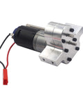 Metal RC Gearbox With 370 Brush Motor for WPL RC Car, 12V DC Upgrade, Durable Gearbox Replacement, Easy Install, High Quality Metal Construction