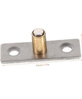 2 Pack Folding Stop Barn Sliding Door Guides With Rollers For Floor Mounted Doors Aluminum And Stainless Wheel Stops Silver