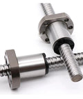 Heavy Duty Kick Ass C7 Precision Ball Screw And Nut Kit 1620 1400mm high speed quenched alloy steel for CNC rigs.