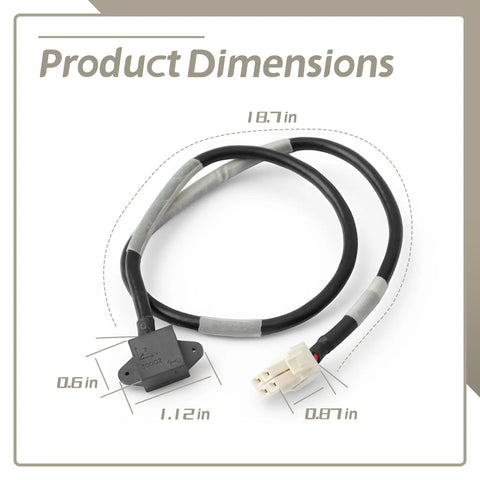 Washer Vibration Balance Sensor Replacement Part EBD48922806 For LG Front Loading Washers Works With No Fuss WM3600HVA WM4000HWA WM4200HBA Models Electronic Sensor Assembly Push Pull Type Wire Harness Connectors 100 Degrees Celsius, 18.7 in