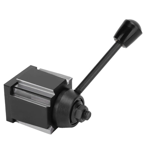 Wedge Type Tool Post Piston Quick Changing Boring Holder High Speed Steel CNC Lathe Tool Holder with lever visible