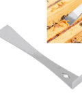 Sturdy Flat End Pry Bar Tool For Car Disassembly And Modification, multi-use handy nail puller scraper on wooden surface