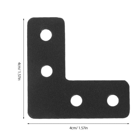 Beefed Up Heavy Duty Stainless Steel Corner Braces 20 Pack Thickened Right Angle Brackets 4cm x 4cm 90 Degree for MDF Boards
