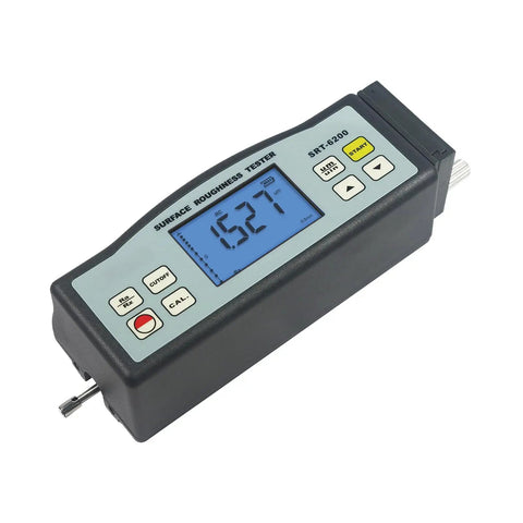 Pro Grade Digital Surface Roughness Tester for Ra and Rz, Compact Gauge ISO DIN ANSI JIS Compliance with digital display and buttons