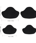 Self Adhesive Heel Patches For Sneakers And Boots, 6 Pairs Thin Microfiber Leather Repair Patches To Fix Holes And Wear