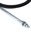 Heavy Duty 10 Ft PTO Cable Control Assembly Features Dead Nuts Durability And Slick Push Pull Shift Premium OEM Replacement For Chelsea 660 680 Series Power Take Off Units Built Tough For Tractors With Easy Peasy Garage Swap, showing the steel core and protective jacket end.