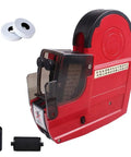 2 Line 20 Digit Price Label Gun With A Z Letters All In One Pro Grade Pricing Labeler Kit Includes 5 Rolls 2800 Stickers 3 Ink Rolls