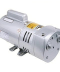 No Sweat Oil Free Rotary Vane Pump Delivers Beefy Vacuum Suction With Zero Hassle For Lab Medical And Production Lines Using Compact Frame, side view.