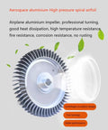 Heavy Duty Regenerative Vortex Blower With A Tight Aluminum Housing And Badass Copper Motor Delivering Straight Up Industrial Suction And Dead Solid Air Pressure For Any Rough Job Or Workshop Setup, showcasing aerospace aluminum impeller.