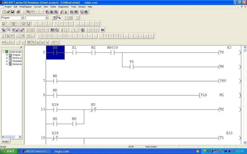 Professional PLC Developer Starter Kit with Ladder Logic Controller software interface on Windows 10 screen