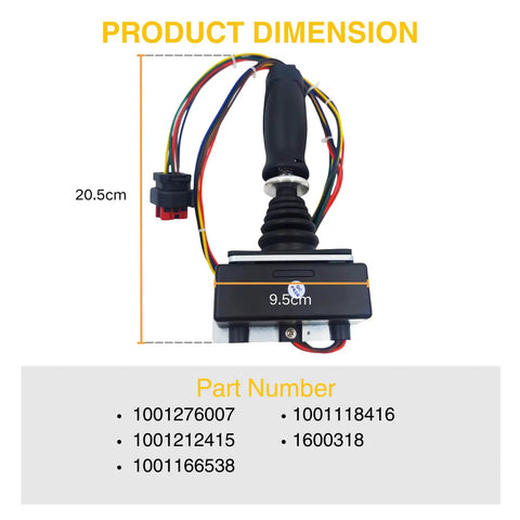 Knockout Heavy Duty Replacement Joystick Controller For Jlg Articulating Boom Lifts Built Tough With Dead Reliable Precision And Super Smooth Handling Fits 450aj 600aj 740aj