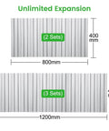 Aluminum honeycomb laser bed panels, 400×400 mm and 400×300 mm, two sizes shown