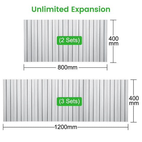 Aluminum honeycomb laser bed panels, 400×400 mm and 400×300 mm, two sizes shown
