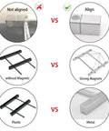 Comparison of Magnetic Jointer Knife Setting Jig with strong magnets and metal, versus non-magnetic plastic alternatives.