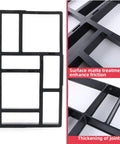Walk Path Maker Concrete Molds 10 Grid Reusable Stepping Stone Paver for Garden Yard Patio DIY Pathway Easy To Use 17.5 by 15.5 by 1.5 Inch Mold for Outdoor Use Durable, shown with matte surface treatment and thickened joints.