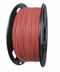 PLA Max Brick Red 1.75mm 1kg Filament For 3D Printing High Strength Tough PLA Material Umber Red Color Spool on white background