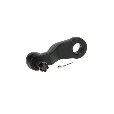 Beefy Heavy Duty Steering Pitman Arm For Smooth Steering Control, Forged Steel Construction Delivers Strength And Durability, Reduces Side To Side Play, Greaseable Where Applicable To Flush Contaminants And Cut Wear, Fits Most Trucks And SUVs., black forged steel pitman arm with grease fitting