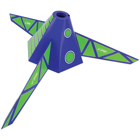 Space Twister Hex-3 Flying Model Rocket Kit With Laser Cut Fins And Plastic Nose Cone Waterslide Decals