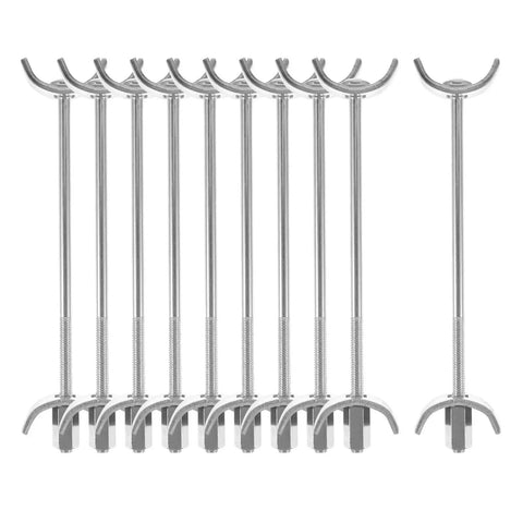Countertop Joiner Connectors Set 10 Pcs 150mm Benchtop Drawbolt Bolts Steel for Secure Countertop and Furniture Assembly