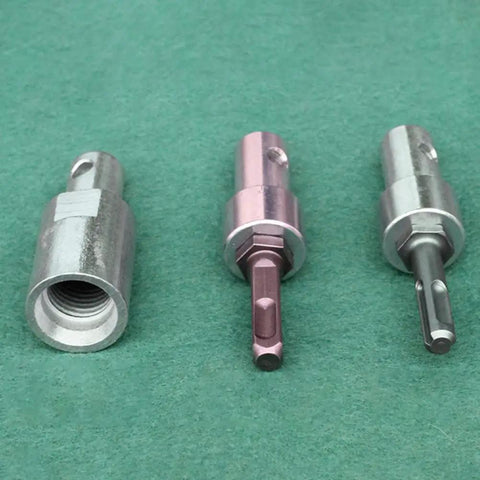DIY Friendly SDS Earth Auger Converter Drill Bit Adapter with Square Arbor and Easy Fit Attachment for Auger Bits