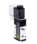 Side view of a 1/4 Inch NPT Pneumatic Electric Solenoid Valve 3 Way 2 Position DC 24V For Air Control Systems