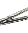 Close-up of Ball Screw With Nut T12x12 Large Lead Trapezoidal Screw for CNC Machines and 3D Printers, metal shaft detail