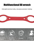 Durable Aluminum BB Wrench Tool For 44mm And 46mm Bottom Brackets With 16 Notch And 24 Notch Easy Installation And Removal