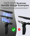 Trigger Handle For TC53 TC58 Handheld Barcode Scanner Mobile Computer With Rugged Protective Case TRG-NGTC5-ELEC-01 in usage examples