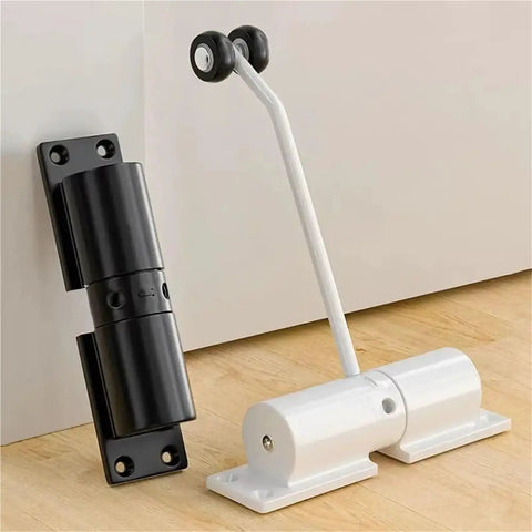 Adjustable Automatic Door Closer Stainless Steel Stopper Self Closing Spring Hinge Doors 1 Piece Mount Size 14 Cm by 13 Cm Opens to 175 Degrees Supports Doors Up 60 Kg 39 In Wide