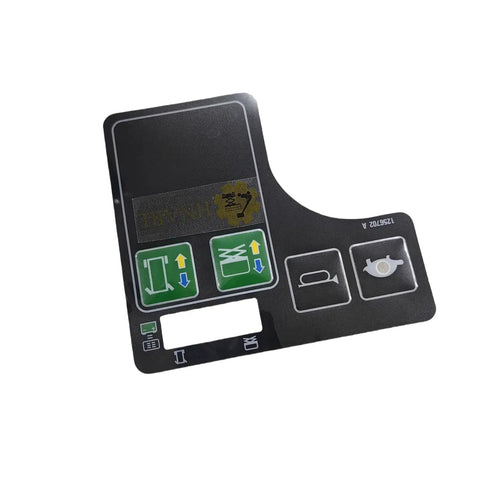 Straight Up Control Box Decal Overlay For Genie Scissor Lift Prop Controller Pad Four Button Interface Panel Graphic Replacement Part 1256702GT Zero Hassle Heavy Duty Fitment For Aerial Platforms