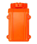 Up Down Momentary Hoist Pushbutton Switch CoB31 AC250V 15A AC380V 10A Heavy Duty Crane Control Button orange housing front view