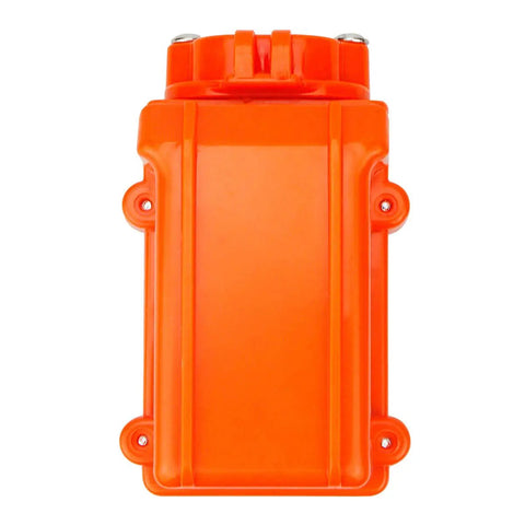 Up Down Momentary Hoist Pushbutton Switch CoB31 AC250V 15A AC380V 10A Heavy Duty Crane Control Button orange housing front view