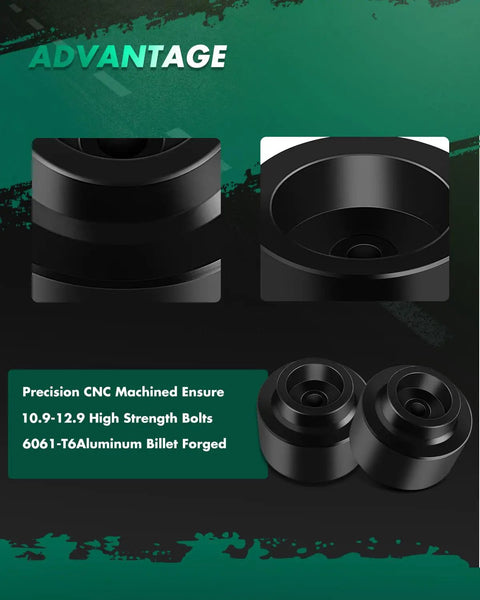 2 Inch Rear Leveling Lift Kit For Chevrolet Tahoe Suburban Avalanche 1500 2WD 4WD Billet Aluminum Coil Spring Spacers