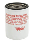 Gemini Series Front Mount Transmission Filter 10-Micron Drive Assembly Oil Filter Replacement OEM 100850 with installation text