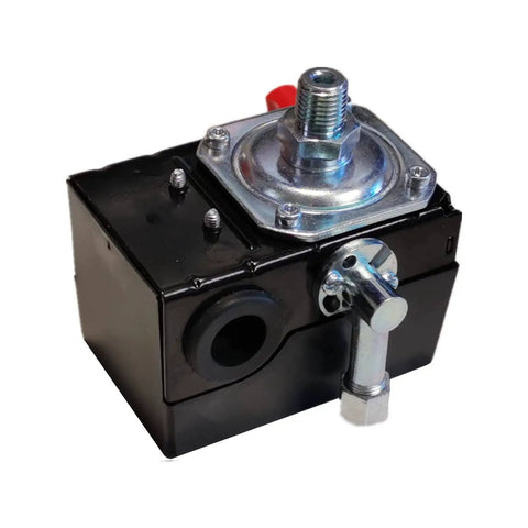 Pressure Switch For Air Compressor 145 To 175 PSI Cut In Cut Out Quarter Inch NPT 120V Or 240V Fits Home And Shop Units Replaces 5140110-49