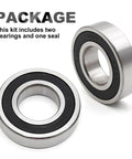 Heavy Duty Washer Seal Bearing And Tub Drum Shaft Assembly Kit For Samsung Models features two metal bearings.