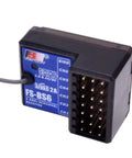 Ultra Lightweight 2.4Ghz 6CH AFHDS2 Receiver For RC Cars And Boats, front view showing connection ports
