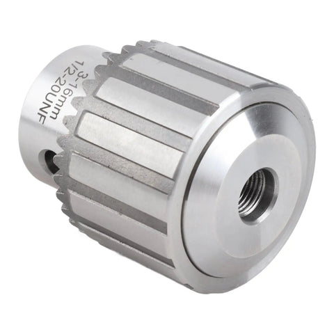 Killer Keyed Drill Chuck For Power Tools, 1/2 20 Unf Mount Thread, heavy duty metal body with tightening key.