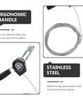 Close-up of Left And Right Bicycle Thumb Shifter Set Dope Upgrade For 3x7 3x8 21 24 Speed MTB showing ergonomic handle and stainless steel cable.