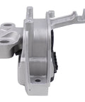 Front Right Engine Motor Mount For Badass Heavy Duty Smooth Cruising On Volkswagen Atlas And Atlas Cross Sport 2018 To 2023 With 3.6 Liter Engine side view of silver motor mount.