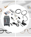 100W Pulse Arc Jewelry Welder Kit For DIY Permanent Jewelry 110V Spot Welding Tool For Fast Jewelry Repairs Portable Machine