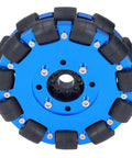 5 Inch Omnidirectional Robot Wheel With 127mm Aluminum Hub And Silicone Rollers, Low Vibration Mecanum Wheel For DIY Robots