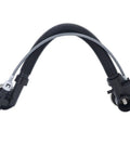 Aramox Bathtub Overflow Drainer Plastic Overflow Drain Pipe 65cm Concealed flexible pipe with connectors and attachments.