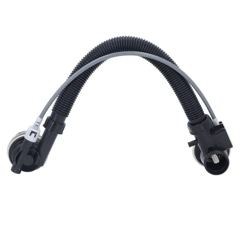 Aramox Bathtub Overflow Drainer Plastic Overflow Drain Pipe 65cm Concealed flexible pipe with connectors and attachments.